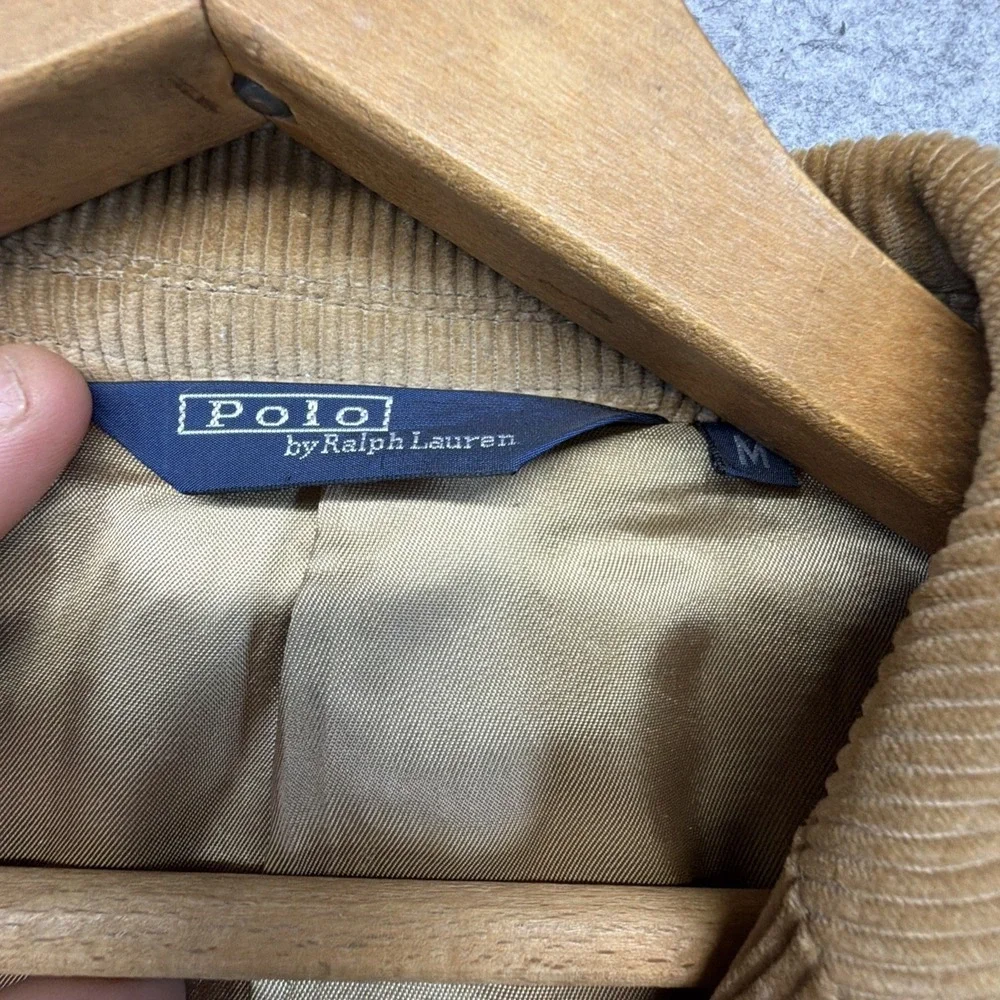 Vintage Polo Ralph Lauren Corduroy Blazer Medium Large Sport Coat Jacket